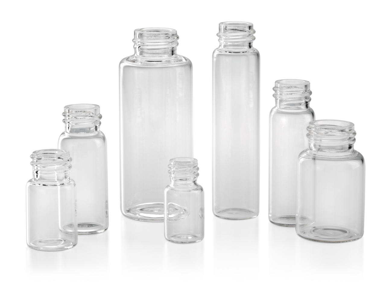 Glass tube bottles for pharmaceuticals