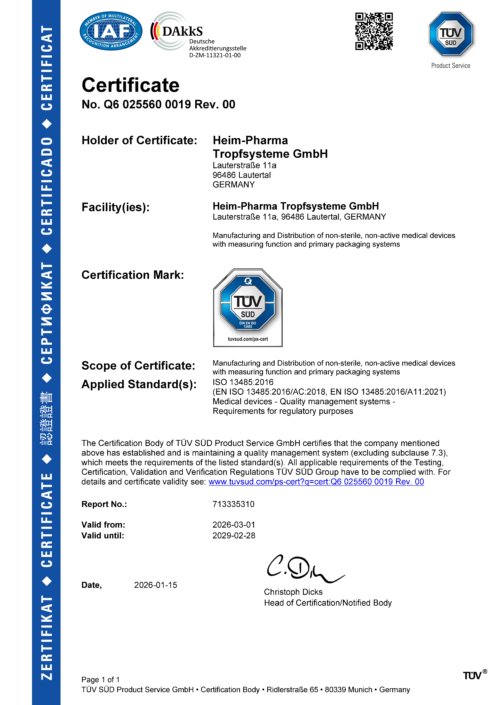 EN ISO 13485 Система менеджмента качества для производства медицинских изделий